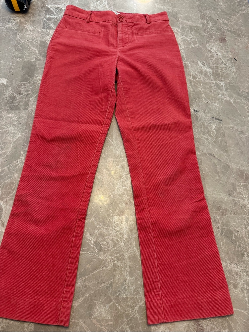 Anthropologie Womens Pants Essential Collection Corduroy Pink/Rose size 0 - Picture 5 of 13